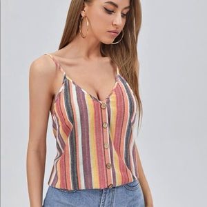 Stripped Summer Tank L